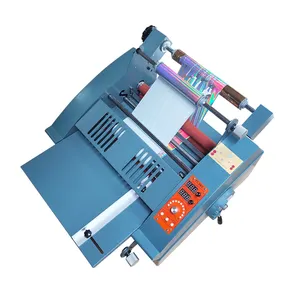 Bopp 열 필름 라미네이션 기계 롤 380 라미네이션 기계 핫 롤 라미네이팅 핫 포일 스탬핑 기계