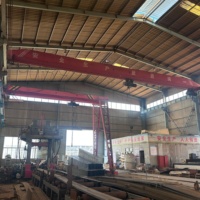 Pont roulant à crochet de style chinois Wanlong 250-400 tonnes avec commande PLC et moteur, origine Shandong, portée et hauteur de levage de 22 m
