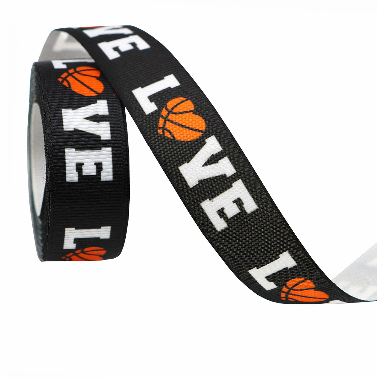 J'aime le basket-ball-noir-2,2 cm * 10 mètres