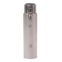 Adaptateur audio de sortie XLR femelle vers RCA à 3 broches Jack XLR en métal Prise RCA Convertisseur AUX Jack audio Connecteur RCA mâle XLR femelle 3PIN