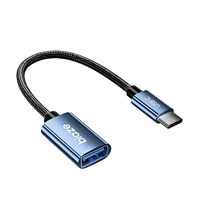 Adaptateur USB-C vers USB OTG de marque Biaze, tout neuf, avec alliage d'aluminium et sortie USB femelle pour MacBook Pro/Air iPhone 16 Pro Max/Plus/e/15