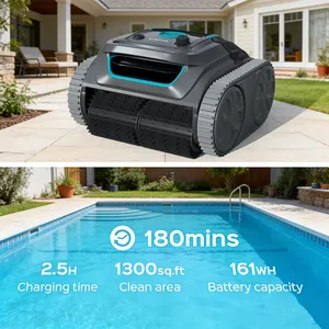 <span class=keywords><strong>Robot</strong></span> nettoyeur de <span class=keywords><strong>piscine</strong></span> automatique 3 en 1 sans fil, <span class=keywords><strong>robot</strong></span> aspirateur pour sol de <span class=keywords><strong>piscine</strong></span> - Product Image 4