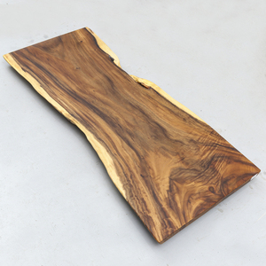 Tavolo in Legno Massello con Bordo Naturale per Interni ed Esterni - Noce, Monkey Pod, Rain Tree per Ristoranti e Sale da Pranzo - Product Image 3