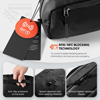 Sac organisateur d'électronique avec logo personnalisé, étanche, pour voyages, pour câbles, chargeurs et accessoires