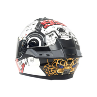 ZoomLon nouveau modèle feu arrière LED Double visière Anti-buée certifié DOT Casco Casque Chine fabricant casque de moto intégral
