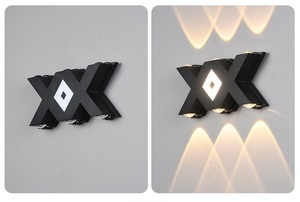 7W thư x Ánh sáng không thấm nước dẫn tường ánh sáng vườn nhà trang trí tường đèn IP65 ngoài trời nhà trang trí chiếu sáng hành lang - Product Image 5