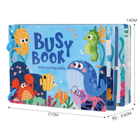 Livre d'activités professionnelles personnalisé Velcro SSensoriel Livre préscolaire pour enfants