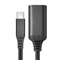 Kabel Adaptor USB-C USB-A 3.0 Female Converter 5Gbps Kabel OTG Kecepatan Tinggi 3A Pengisian Cepat untuk Komputer Notebook Tablet Ponsel