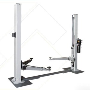 Twin Post Hydraulic Car Lift 4T Electric Dual Cylinder Auto Repair Lift Two Post Gantry Lifting Height 1750mm - Product Image 1