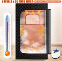 Plate-forme Offre Spéciale de commerce électronique de dessus de tente portative de sauna à vapeur de la conception acrylique moderne 3.0L pour l'usage d'appartement