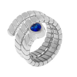 Anillos de Malaquita de Acero Inoxidable Chapados en Oro de 18k de Alta Calidad, Joyería con Piedra Africana Natural, Anillos Elegantes para Mujeres y Hombres - Product Image 3