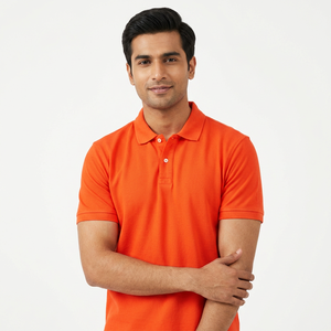 Polo de golf à manches courtes pour hommes respectueux de l'environnement polos respirants polos pour hommes grande taille avec logo personnalisé - Product Image 1