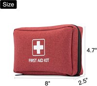 Trousse de premiers soins compacte, mini, imperméable, écologique/durable, tendance, pour la maison, les voyages, le camping, la randonnée, le véhicule