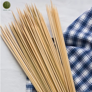 Brochetas de Bambú para Barbacoa al por Mayor Directo de Fábrica, Palitos Redondos de Doble Punta para <span class=keywords><strong>Kebab</strong></span>, Logotipo Personalizado OEM - Product Image 5