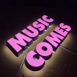 Tùy chỉnh 3D <span class=keywords><strong>LED</strong></span> ánh sáng bảng hiệu Công ty Thiết kế mới Áp phích quảng cáo frontlit & Backlit Logo dấu hiệu cho ngoài trời & công viên sử dụng - Product Image 5