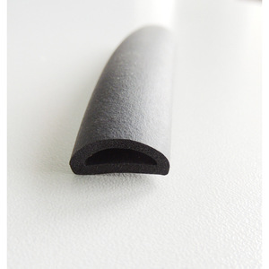 D Type Semi Circular Foam Sealing <b>Strip</b> With Double Sided Adhesive For Warehouse Racking And Storage - Product Image 1