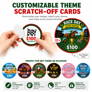 Custom One Windows Pull Tab Lottery <b>Game</b> Tickets Digital Printed Break Open Design Lucky Winning Tear Off Tickets - Product Image 5