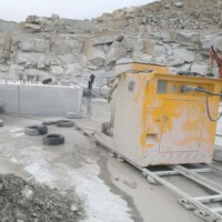 Machine à scier à fil pour pierre et béton Wanlong Stone Machinery pour la découpe de pierre, coupeuse de carrière, coupeuse de granit, de marbre, de blocs de diamant