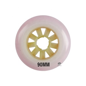 Roues de <span class=keywords><strong>patins</strong></span> à roulettes en ligne professionnelles SHR à rebond élevé et durables 90/100/110 mm, roues 85A 88A - Product Image 2