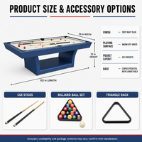 Table de billard 2-en-1 convertible sur mesure de 7 et 8 pieds pour salle de jeux à domicile – Vente en gros