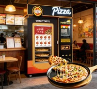 Machine à pizza automatique commerciale entièrement automatique pour la fabrication de pizzas chaudes