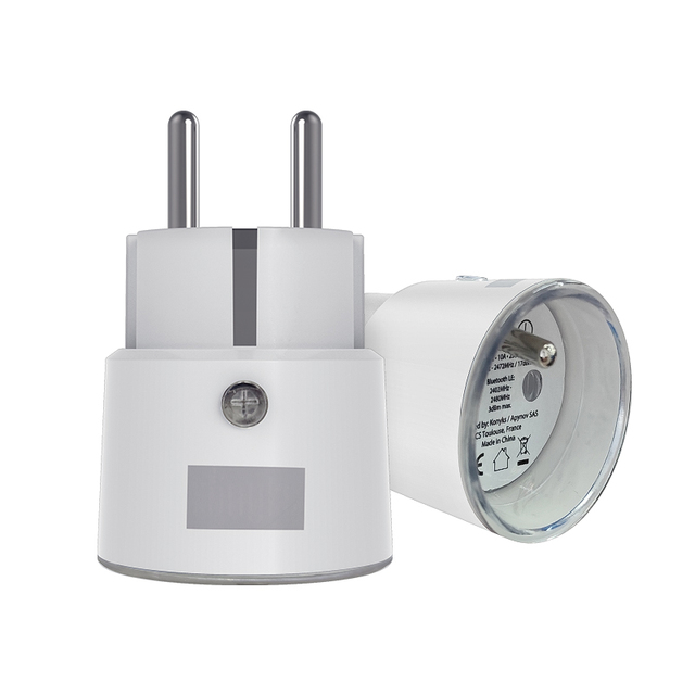 Tuya WiFi Smart Plug Socket EU/FR with Power Monitoring Timing Voice Control Works with Alexa Google Home Smart Life