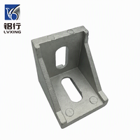 LUXIANG Connecteur d'angle robuste bilatéral en alliage 90 degrés 40*40 pour profilés aluminium T3-T8