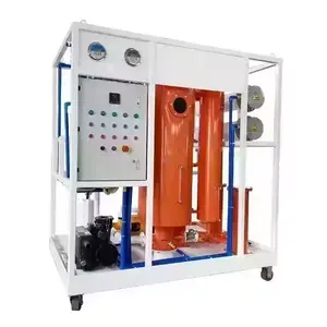 Portable transformer oil filtration centrifugal oil purifier machinery