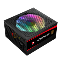 ESGAMING LOGO kustom 80plus + perunggu aktif PFC non-modular ATX PSU 600W komputer Desktop Gaming Server SFX catu daya Pc