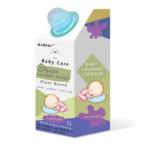 라벤더 아기 유기농 항 알레르기 아기 세탁 세제 식물 및 미네랄 기반 포뮬러 민감성 피부