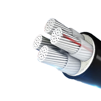 YJLV22 Gepanzertes Aluminiumleiter XLPE-Isoliertes PVC-Ummanteltes 0,6/1kV Freileitungskabel für Bau Bergbau Industrie