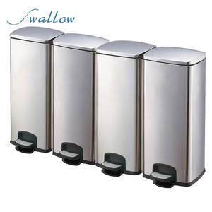 <span class=keywords><strong>Poubelle</strong></span> rectangulaire en acier inoxydable de haute qualité 5 10 20 <span class=keywords><strong>litres</strong></span> avec doublure et couvercle à fermeture douce et pédale durable - Product Image 5