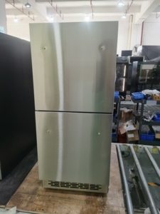 NE-356S- 110L Double <b>Drawer</b> Beverage Chiller for Outdoor Kitchen Bar Slim Built-in Under Counter Refrigerator - Product Image 6