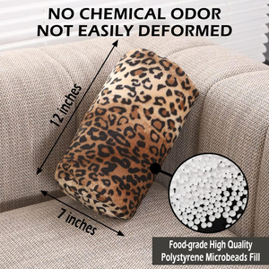 A172 ODM Removable Cover Animal Printed Tube Roll Cylindrical <strong>Pillow</strong> Microbead Filled <strong>Bean</strong> <strong>Bag</strong> Leopard 3D Animal Tube <strong>Pillow</strong> - Product Image 4
