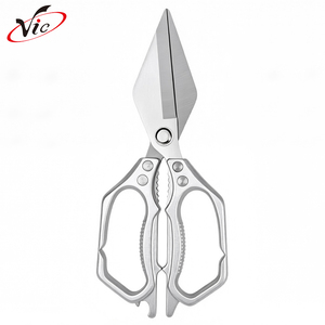 Tijeras de Cocina de Acero Inoxidable Resistentes con Borde Parcialmente Dentado para Cortar Mariscos, Camarones y Cangrejos, de la Mejor Calidad - Product Image 2