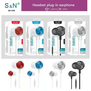 Auriculares intrauditivos S&N SN 1038 con micrófono para teléfono móvil - Product Image 3