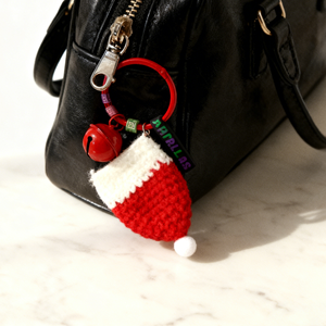 Llavero <span class=keywords><strong>de</strong></span> Ganchillo Hecho a Mano con Forma <span class=keywords><strong>de</strong></span> Guante y Gorro <span class=keywords><strong>de</strong></span> Santa, Adorno para Bolsos, Juguete Suave, Decoración Navideña, Regalo para Amigos, Marcador <span class=keywords><strong>de</strong></span> <span class=keywords><strong>Libros</strong></span> - Product Image 6