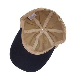 Gorras de Béisbol Personalizadas con Bordado, de 6 Paneles, de Algodón, con Bloques de Color, Unisex, Estilo Dad Hat, de Dos Tonos - Product Image 4