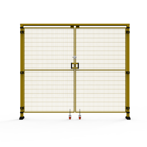 Porte de clôture de sécurité industrielle, porte coulissante en treillis métallique soudé - Product Image 5