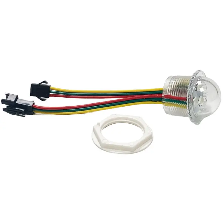 Bombilla led direccionable para parque de atracciones, luces RGB inteligentes de 12v, 26mm, 3led