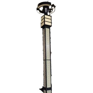Lampe de Jardin Solaire à LED en Alliage d'Aluminium, Éclairage Extérieur pour Colonne, Lampadaire avec Capteur de Lumière, Garantie 5 Ans - Product Image 5