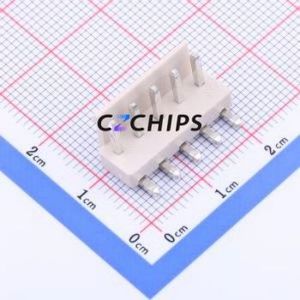 VH-5AW Wire-to-Board Pin Header Bent Lead Through Hole,P=3.96mm Connector 1x5P 3.96mm Right Angle Insert VH - Product Image 1