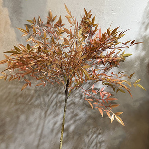 YOPIN-6032 Haute plante à branches multiples à 6 fourches, <span class=keywords><strong>Nandina</strong></span> à feuilles minuscules et luxuriantes, style néo-chinois, pour décoration intérieure et extérieure, pour diverses scénarii - Product Image 5