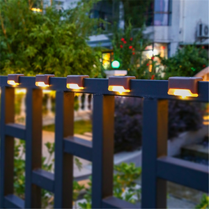 1-12 pz LED luce solare <span class=keywords><strong>giardino</strong></span> esterno strada scala impermeabile lampada <span class=keywords><strong>da</strong></span> parete paesaggio passo luci ponte balcone recinzione luci solari - Product Image 6