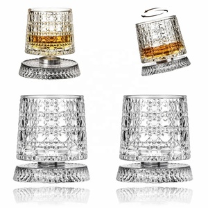 Juego de Vasos de Cóctel Giratorios 360° con Caja de Regalo Premium, Vaso de Bourbon Giratorio de Cristal sin Plomo para Bar en Casa, Venta al por Mayor - Product Image 5