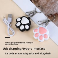 Stylo laser pour chat avec projection infrarouge multifonction, motifs multiples, lumière bleue, jouet pour chat
