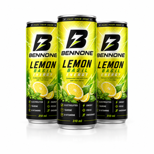 Bevanda Energetica Gassata al Gusto Limone e Basilico con Taurina e Vitamine, Produzione OEM Personalizzata, Acqua Frizzante Aromatizzata - Product Image 2