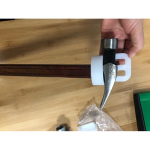 Hammer Hook Plastic <b>Tool</b> Storage Holder For <b>Carpenter</b> Scaffolder White Round Shape - Product Image 6