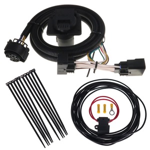 7 Pin <b>Black</b> 12V Trailer Wiring <b>Harness</b> 1 Meter PVC Insulated for Ford Ranger Connector 56431 22124 IP65 Rated - Product Image 2