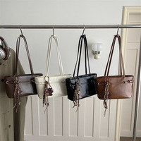 Sac à main pour femme de grande capacité, élégant et minimaliste, polyvalent pour le travail, sac à bandoulière zippé de style vintage haut de gamme